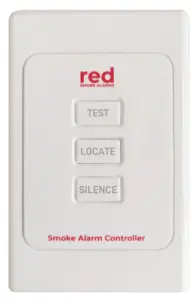 red Smoke Alarms RAC240 -230V AC Mains Power Alarm Controller