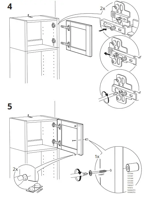 IKEA 302.756.20 Oxberg Glass Door- 4