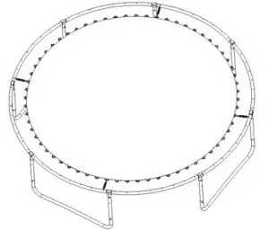 AMIGO Trampoline and Safety Enclosure Installation 5