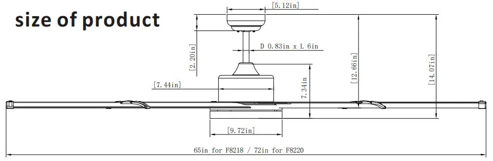 Parrot Uncle F8218 Ceiling Fan fig11