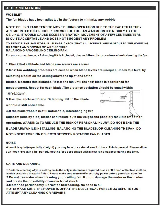 Parrot Uncle F8218 Ceiling Fan fig17
