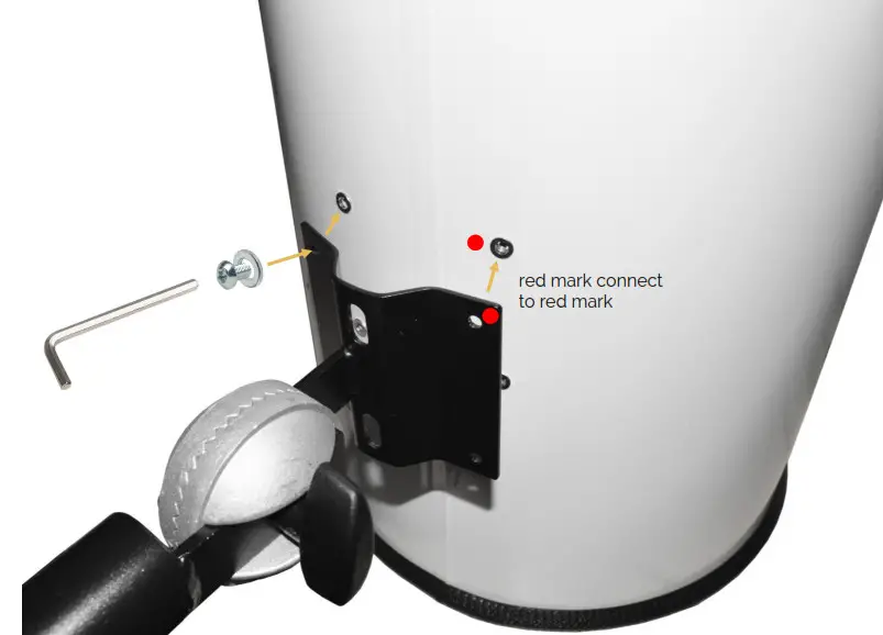 Mute Tube Installation Guide - MOUNTING THE INCLINATION ADAPTER 1