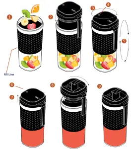 NutriMill 720470 Smart Blend- Fill Line
