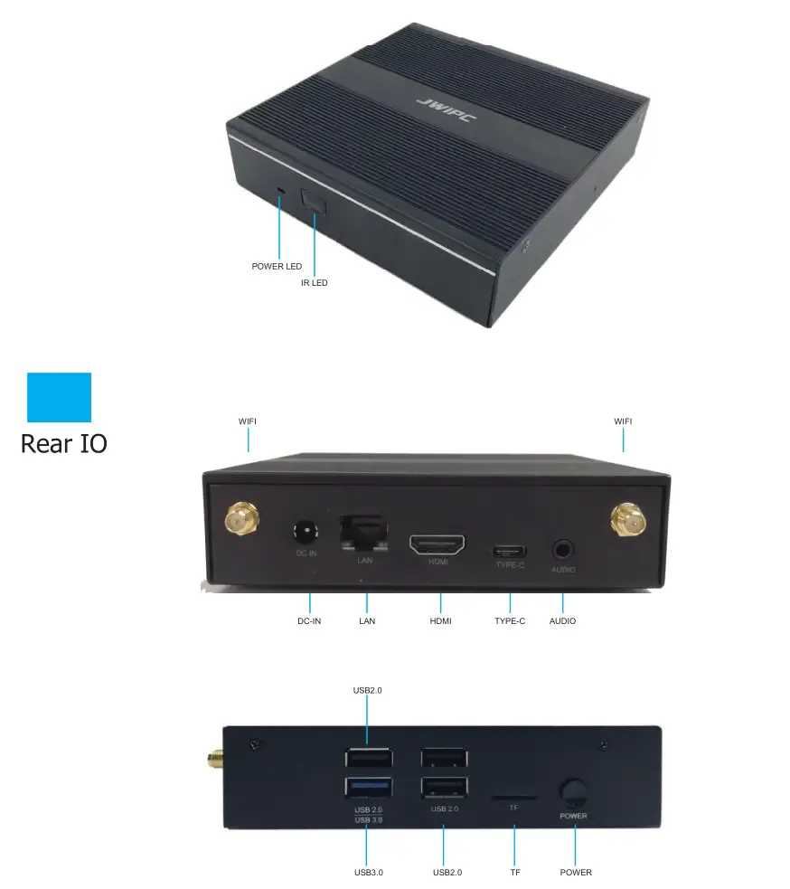 JWIPC D039 Series Android Box - External View