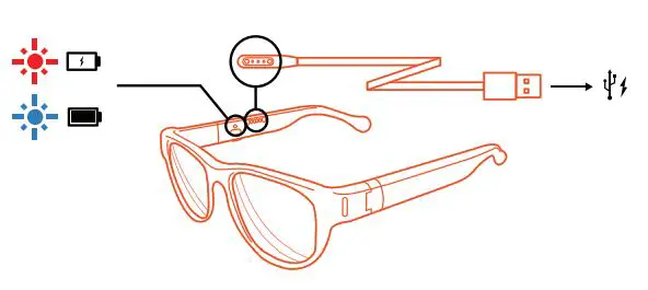 solos AirGo 2 Smart Glasses User Manual - Charging