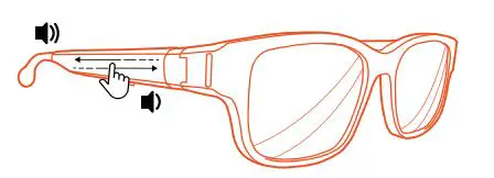 solos AirGo 2 Smart Glasses User Manual - Volume Control