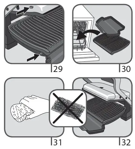 Rowenta GR712D OptiGrill+ Grill fig 13