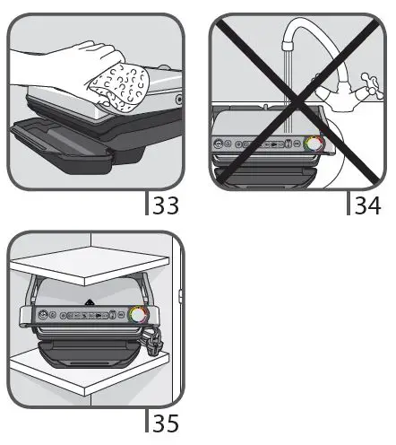 Rowenta GR712D OptiGrill+ Grill fig 14