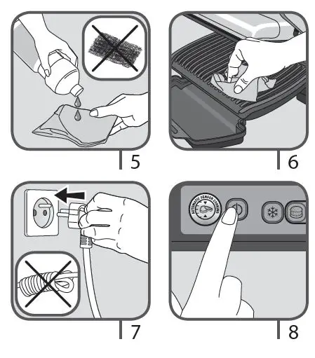 Rowenta GR712D OptiGrill+ Grill fig 5