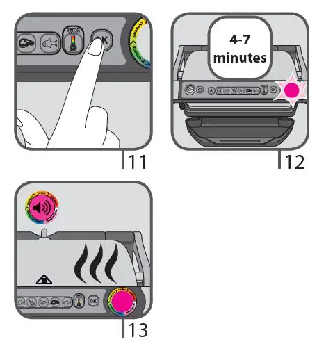 Rowenta GR712D OptiGrill+ Grill fig 7