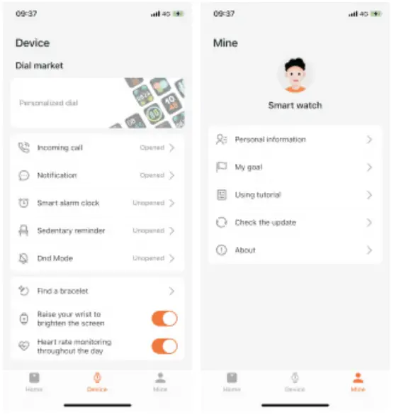 Srichpk S32D Black Smart Watch - app 2