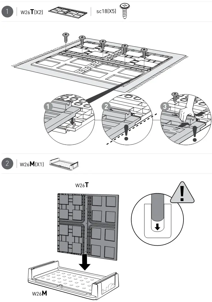 keter Store-It-Out Midi - ASSEMBLY Step 1 & 2