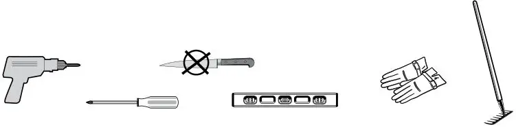 keter Store-It-Out Midi - REQUIRED TOOLS