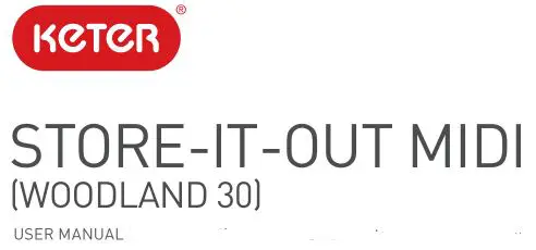 keter Store-It-Out Midi User Manual