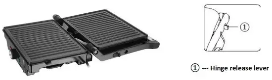 emerio 30-BPG1600W Multi Grill fig2