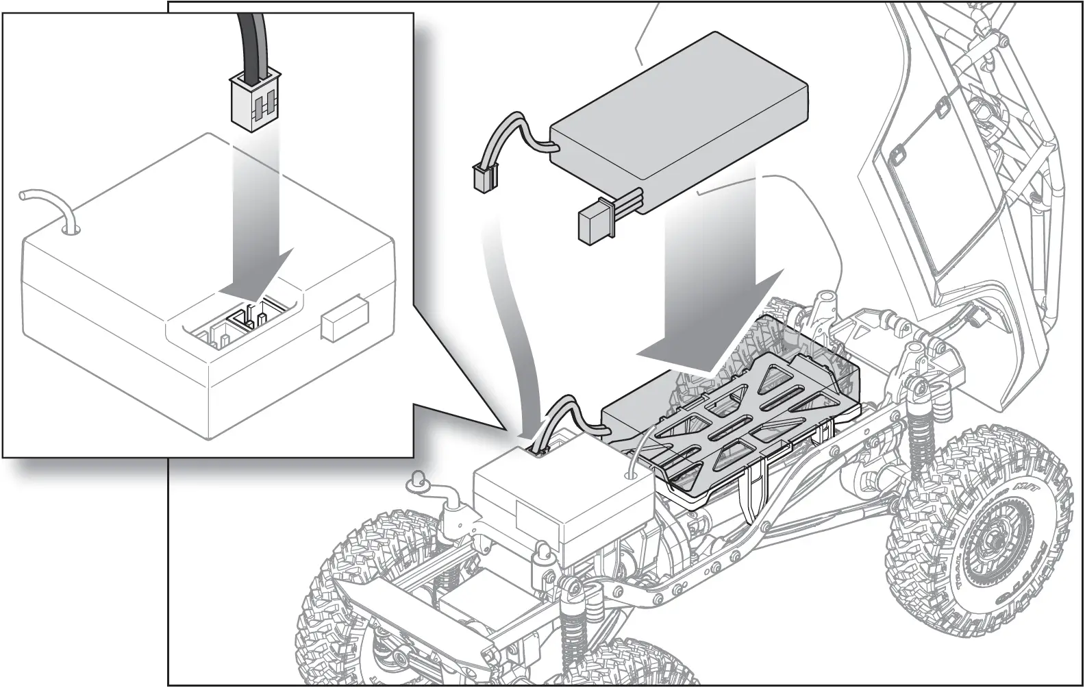 DEN FAHRZEUG-AKKU EINSETZEN