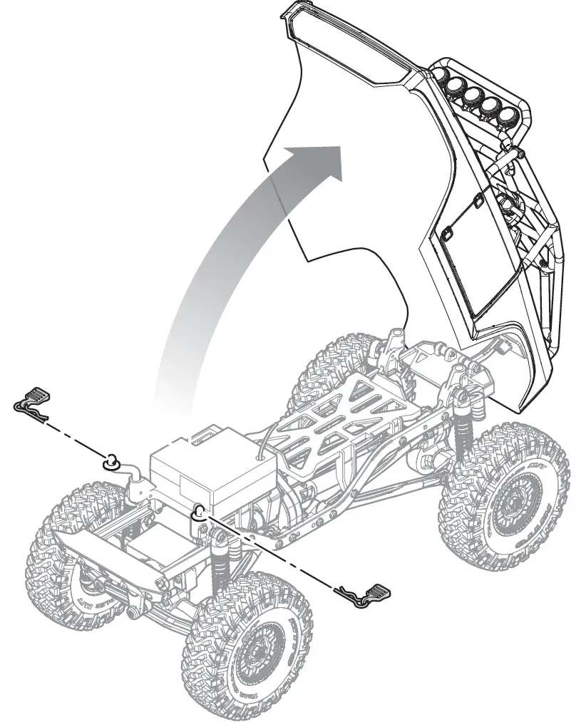 DIE FAHRZEUGABDECKUNG ENTFERNEN