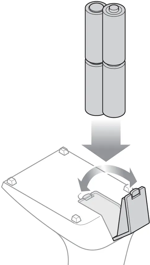EINSETZEN DER SENDERBATTEREIEN