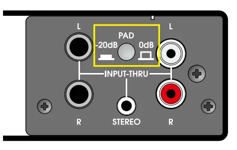 UNiKA 117004 PRO MMD Passive Stereo Multimedia-DI-Box with custom Isolation Transformers -INPUT PAD ATTENUATION