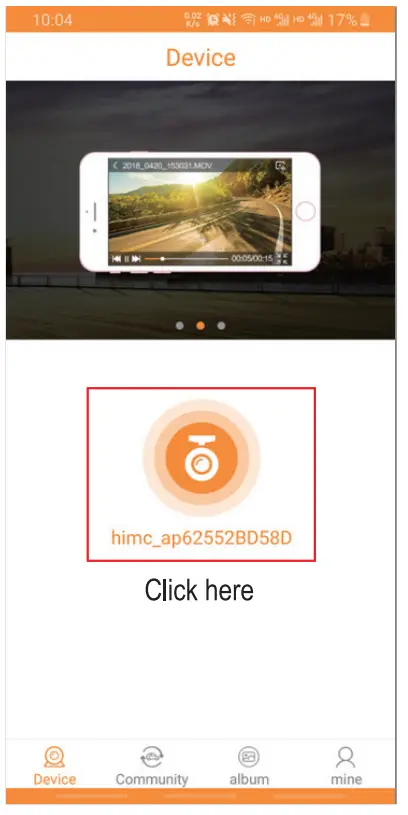 GERMiD G2-4K 2 Inch HD Streaming Media 4K Dash Camera - app 2