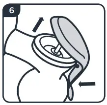 tomme tippe Manual Breast Pump - handle