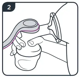 tomme tippe Manual Breast Pump - silicone cup