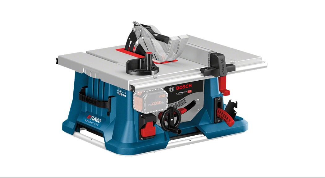 Bosch Gts 18v-216 Professional Biturbo Cordless Spray Table Instructions