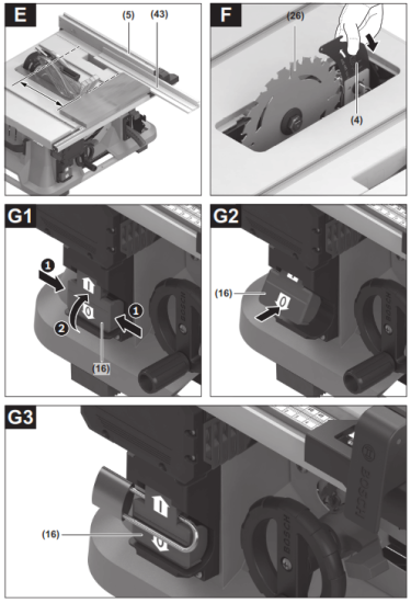 BOSCH GTS 18V 216 Professional Biturbo Cordless Spray Table - fig1 3