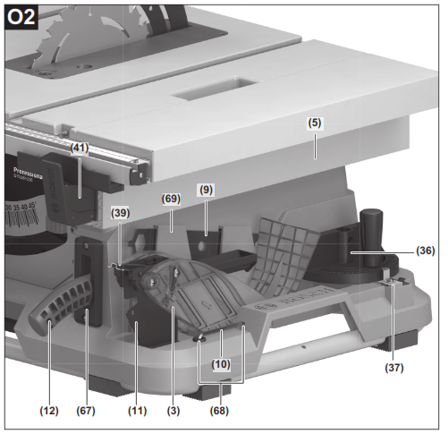 BOSCH GTS 18V 216 Professional Biturbo Cordless Spray Table - fig15