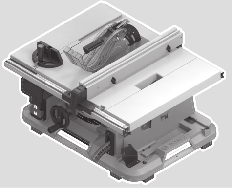 BOSCH GTS 18V 216 Professional Biturbo Cordless Spray Table