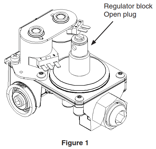 WHITE RODGERS 25M01A 100 Dryer Gas Valve - fig1