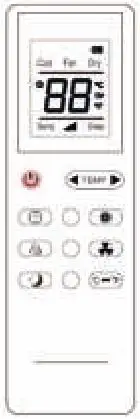 moa Portable Air conditioner 18 - Remote Control