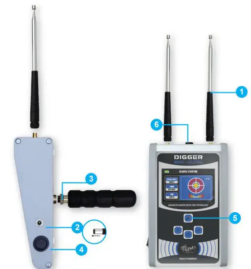 mwf 800-ULTRA Digger Groundwater Detector - Main unit2