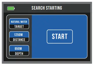 mwf 800-ULTRA Digger Groundwater Detector - Start