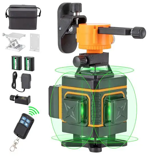 OMMO OM-023 Laser Level 6 Lines Green Laser Level Self Leveling Tool