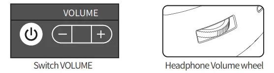 ARTISTE DGH600 2.4GHz Digital Wireless Professional Gaming Headphone - volume