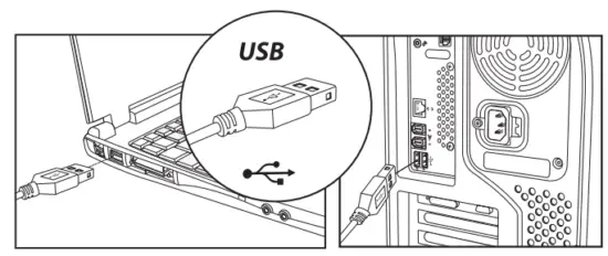 Connect the charging cable