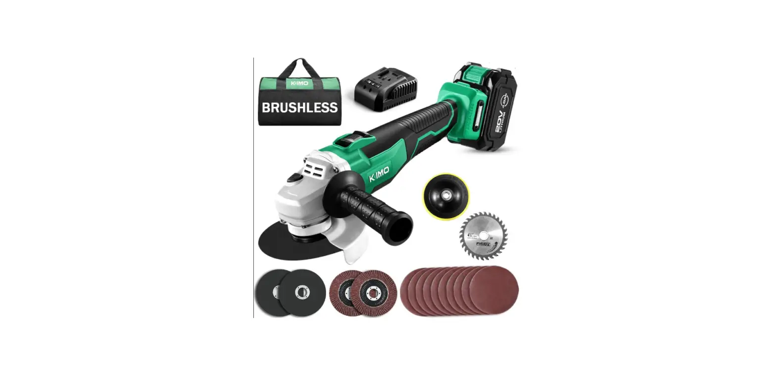 Kimo 7601 20v Brushless Angle Grinder Instruction Manual