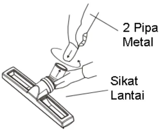 CONNECTING THE VACUUM CLEANER