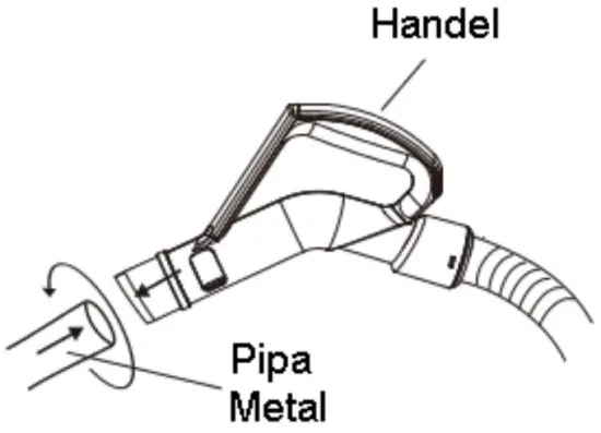 CONNECTING THE VACUUM CLEANER