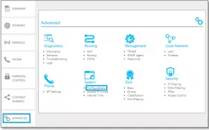 Tools – Navigate to Advanced Configurations