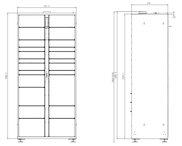 Locker diagram
