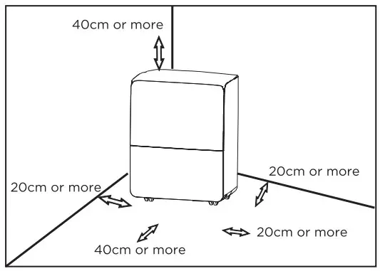 BLACK PLUS DECKER BD50PMWSA Portable Dehumidifier - Figure 5