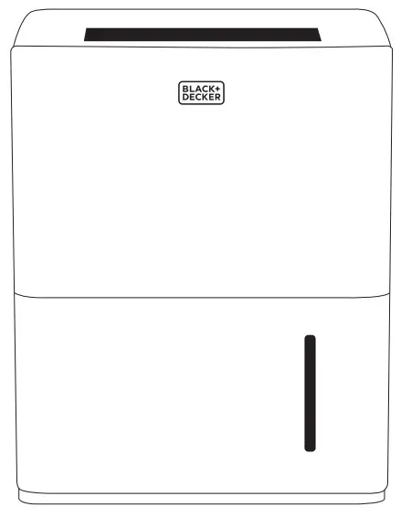 BLACK PLUS DECKER BD50PMWSA Portable Dehumidifier