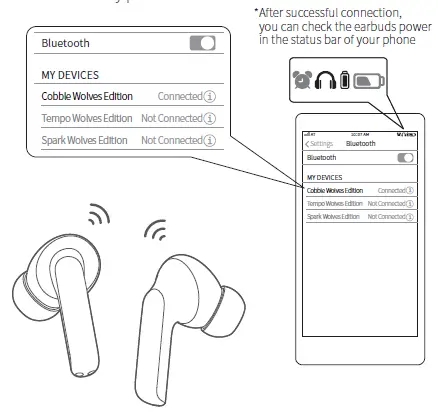 pairing and connecting