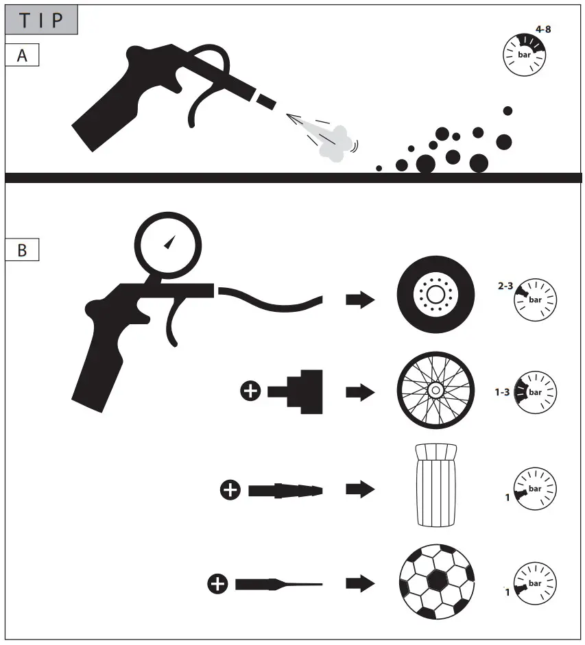 Gude 50124 ECO Digital Compressor Airpower - feagure 3