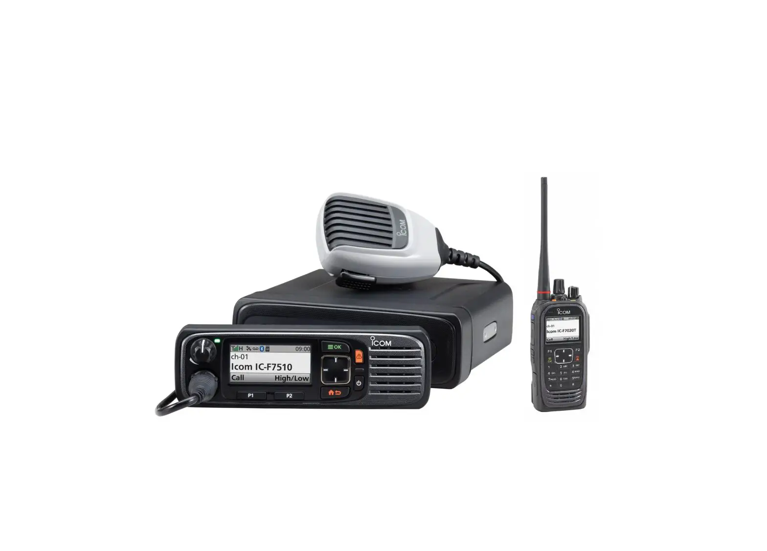 Icom Cs-f7500 Mobile Radio Instructions