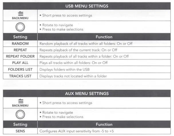 Clarion CMM-20 Marine Source Unit with LCD Display-fig7