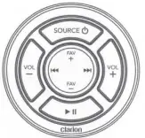 Clarion CMM-20 Marine Source Unit with LCD Display-fig9