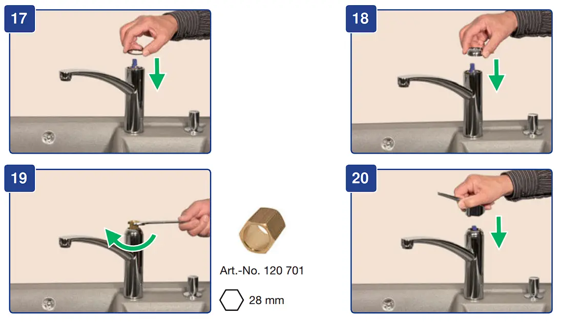 BLANCO NEA HD Shower Head Complete MZ Galvanic Assembly & Installation